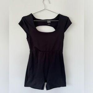 PacSun Black Onsie Cutout back